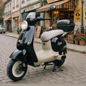 Scooter Máxima Retrô - Preto